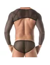 Bolero Circuit en résille Noir Pour Homme de Dos