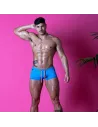 Mini Boxer De Bain Uni Turquoise