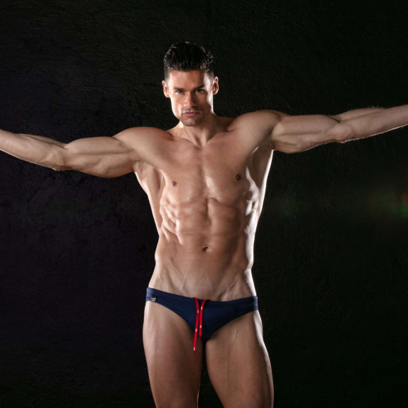 Plain swim Mini Briefs Navy
