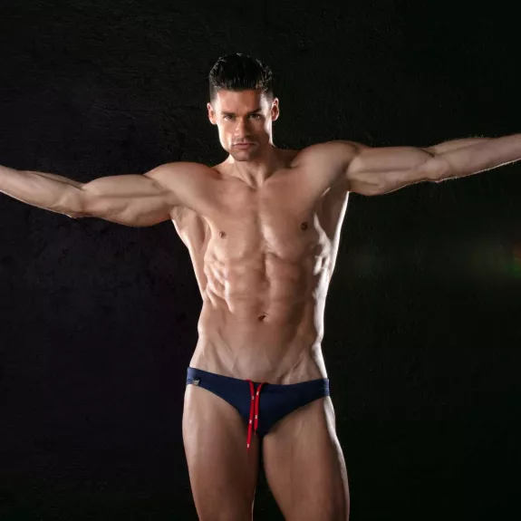 Plain swim Mini Briefs Navy