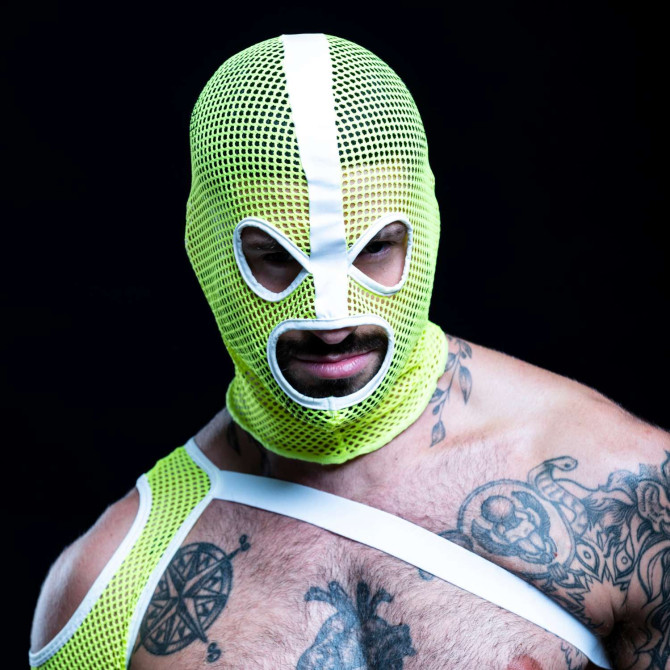 Neon Mesh Hood Yellow