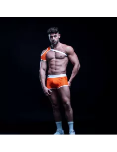 Short En Résille Néon Orange
