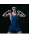Salopette Short En Denim Léger