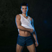 Short Rétro En Denim Clair