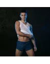 Short Rétro En Denim Clair