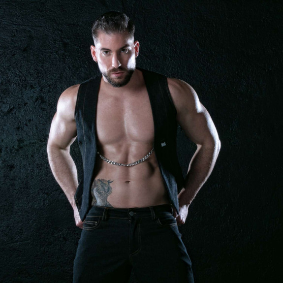 Gilet Chaîne En Jean Urbain