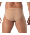 Tanga couleur peau Beige De Dos Par TOF Paris