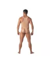 Homme de Dos Portant un Body String couleur peau