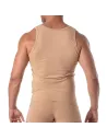 A Skin color Tanktop Beige From Back