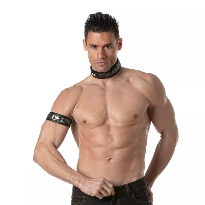 3D Armband Black Grey