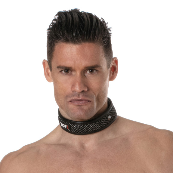 3D Collar Black Grey