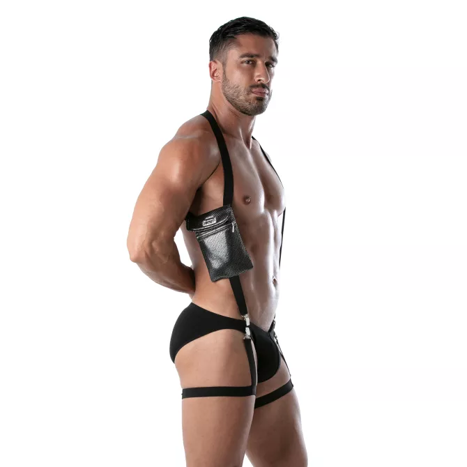 3D Elastic Pocket Harness Silver