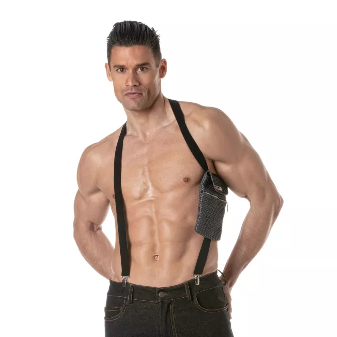 3D Elastic Pocket Harness Grey