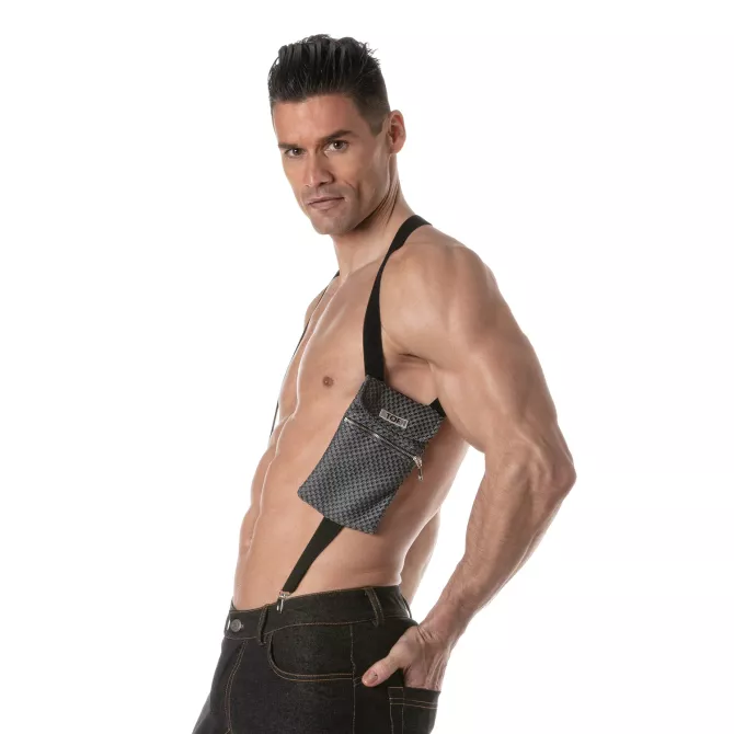 3D Elastic Pocket Harness Grey