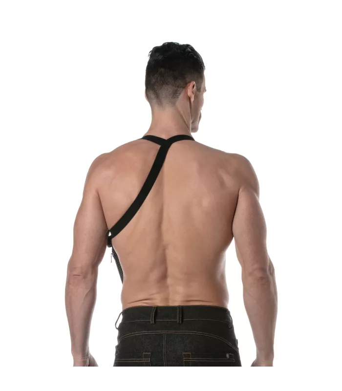 3D Elastic Pocket Harness Black Grey