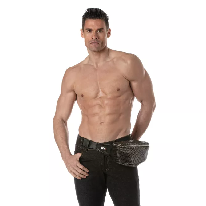 3D Fanny Pack Silver FOR MEN