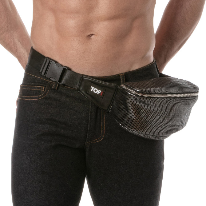 3D Fanny Pack Silver