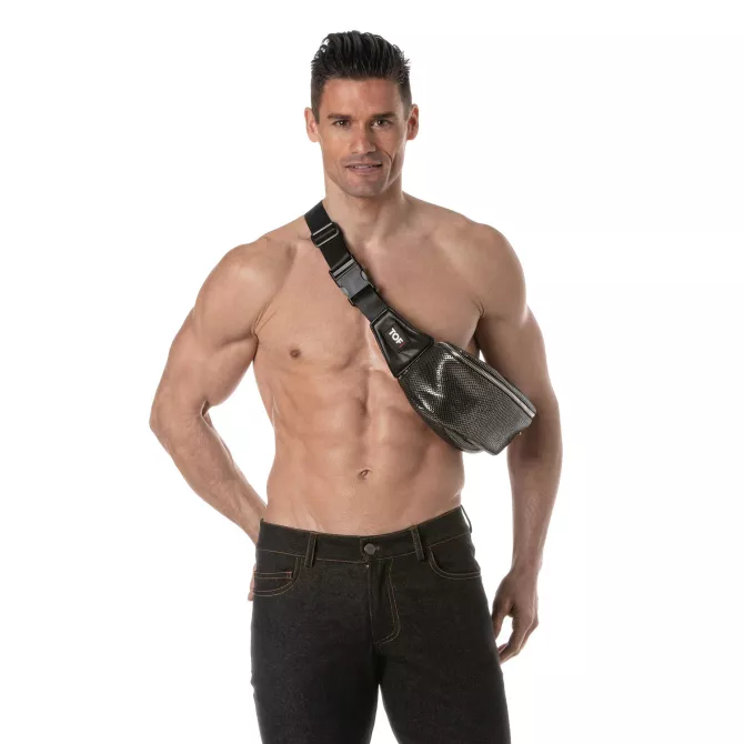 3D Fanny Pack Silver bag banana