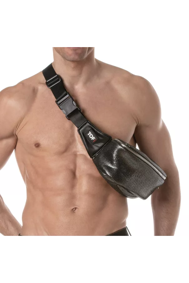 Sac Banane 3D Argent de pres