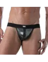 Jockstraps à boutons-pression 3D Argent