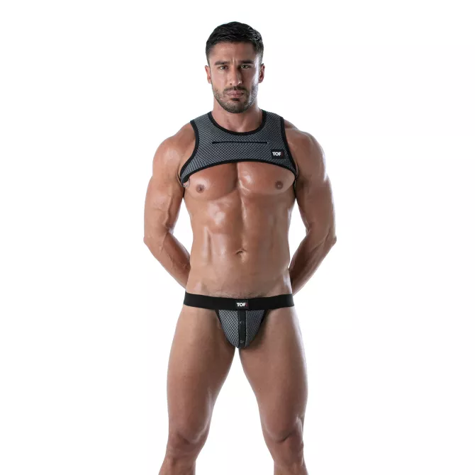 3D Snap Jockstraps Grey