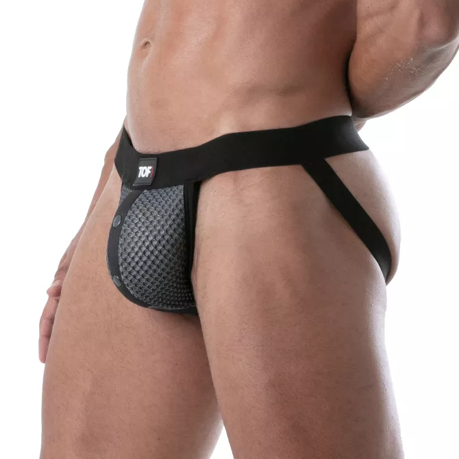 3D Snap Jockstraps Grey