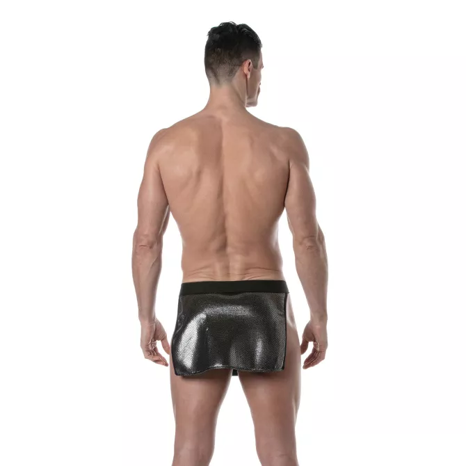 3D Waist Apron Silver from the back