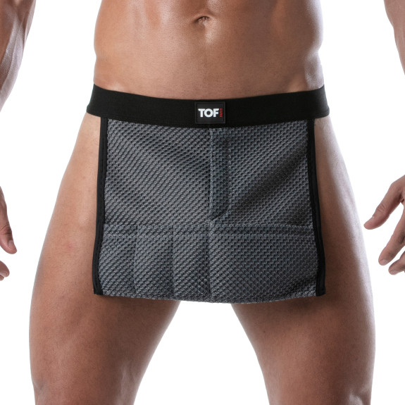 3D Waist Apron Grey