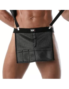 Tablier de taille 3D Noir Gris
