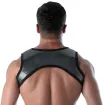 3D Zipped Pocket Harness Silver from the back