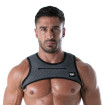 3D Zipped Pocket Harness Grey