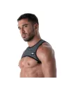 3D Zipped Pocket Harness Grey