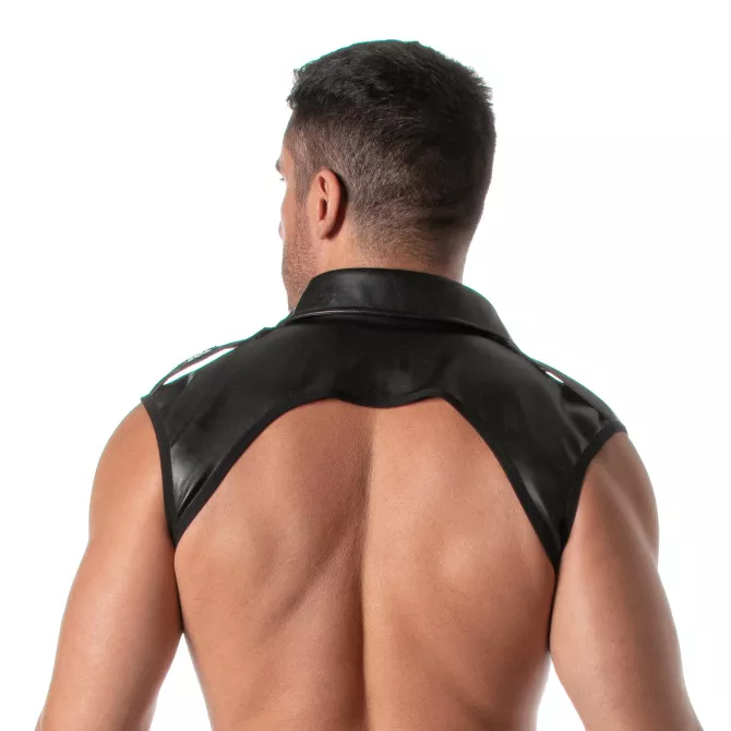 Harnais Cuir Homme Kinky Noir - Style Élégant et Audacieux