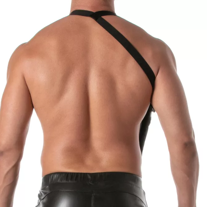 Kinky Elastic Pocket Harness from the back