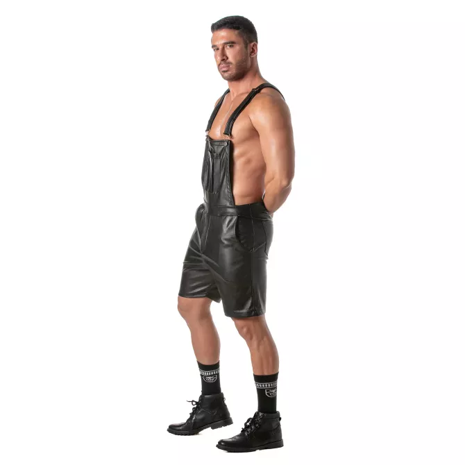 Salopette cuir homme - Kinky noir | TOF Paris - Style audacieux