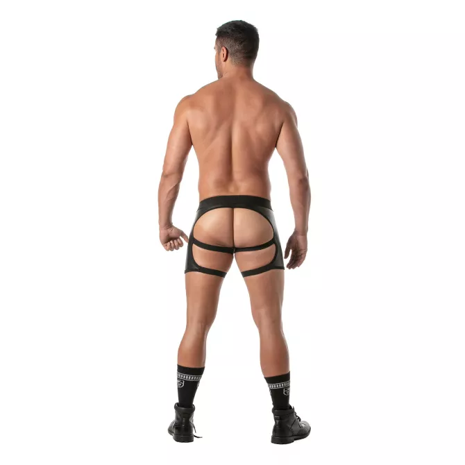 Kinky Shorty Chaps from the back