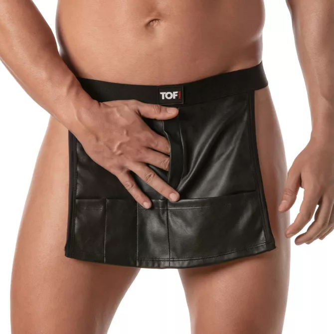 Kinky Waist Apron with a hand