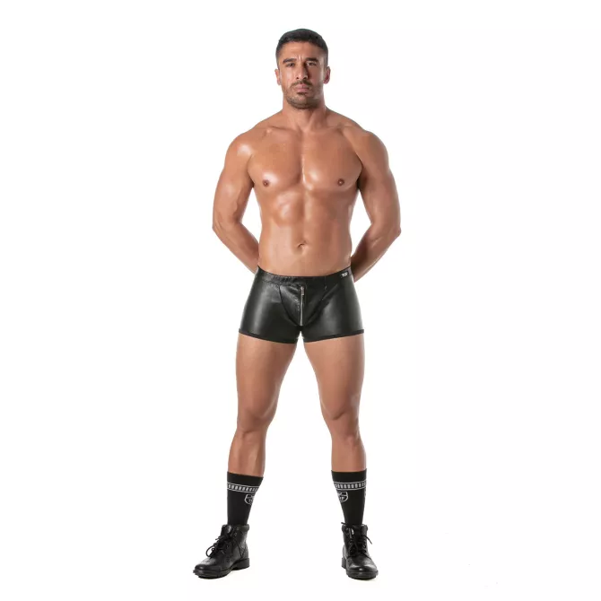 Kinky Zipped Push Up Boxer with footish socks