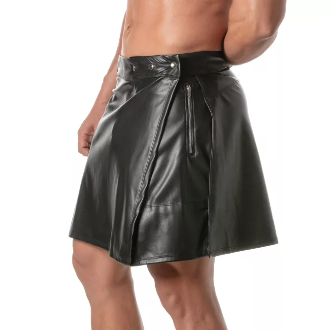 Kinky Zipped Skirt from sideway