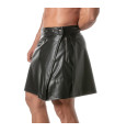 Jupe Zippée Kinky – Jupe cuir homme audacieuse | TOF Paris