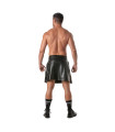 Jupe Zippée Kinky – Jupe cuir homme audacieuse | TOF Paris