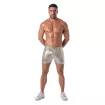 Short Sexy Homme Mi-Cuisse Argenté Pailleté - TOF Paris