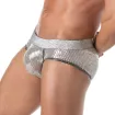 Glitter Brief Silver from sideway