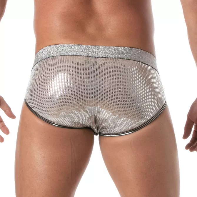 Glitter Brief Silver for men
