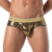 Glitter Brief Gold