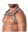 Glitter Bulldog Harness Silver