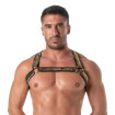 Glitter Bulldog Harness Gold
