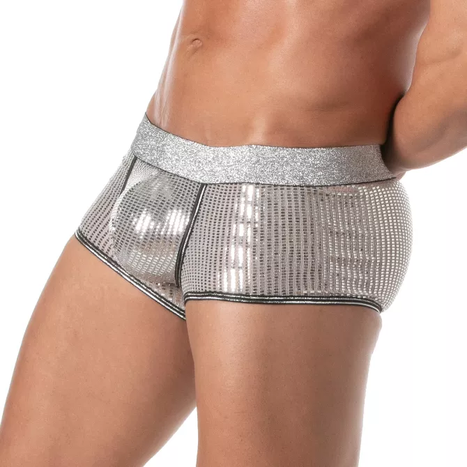 Boxer Pailleté Argent
