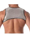 Harnais Zippé à Paillettes Argent