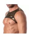 Harnais Zippé à Paillettes Or